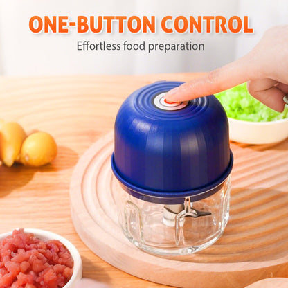 👶🥕🍎 LIMITED-TIME 50% OFF! Versatile Electric Mini Chopper – Grind, Mince, Puree – Stainless Steel Blades, Easy Clean – Great for Baby Food, Salsa, Dips, and Dressings 🧑‍🍳✨