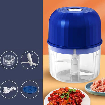 👶🥕🍎 LIMITED-TIME 50% OFF! Versatile Electric Mini Chopper – Grind, Mince, Puree – Stainless Steel Blades, Easy Clean – Great for Baby Food, Salsa, Dips, and Dressings 🧑‍🍳✨