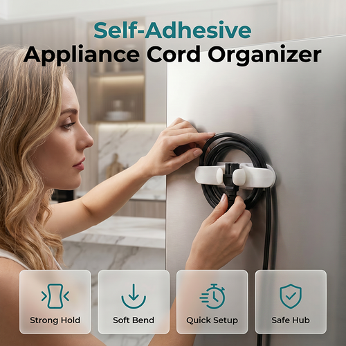 🔥HOT SALE 50% OFF🍲Self-Adhesive Silicone Appliance Cord Organizer