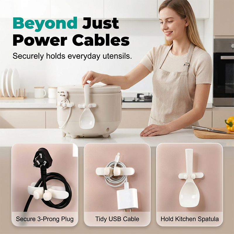 🔥HOT SALE 50% OFF🍲Self-Adhesive Silicone Appliance Cord Organizer