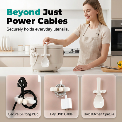 🔥HOT SALE 50% OFF🍲Self-Adhesive Silicone Appliance Cord Organizer