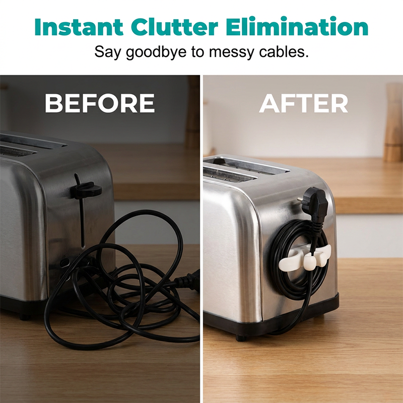 🔥HOT SALE 50% OFF🍲Self-Adhesive Silicone Appliance Cord Organizer