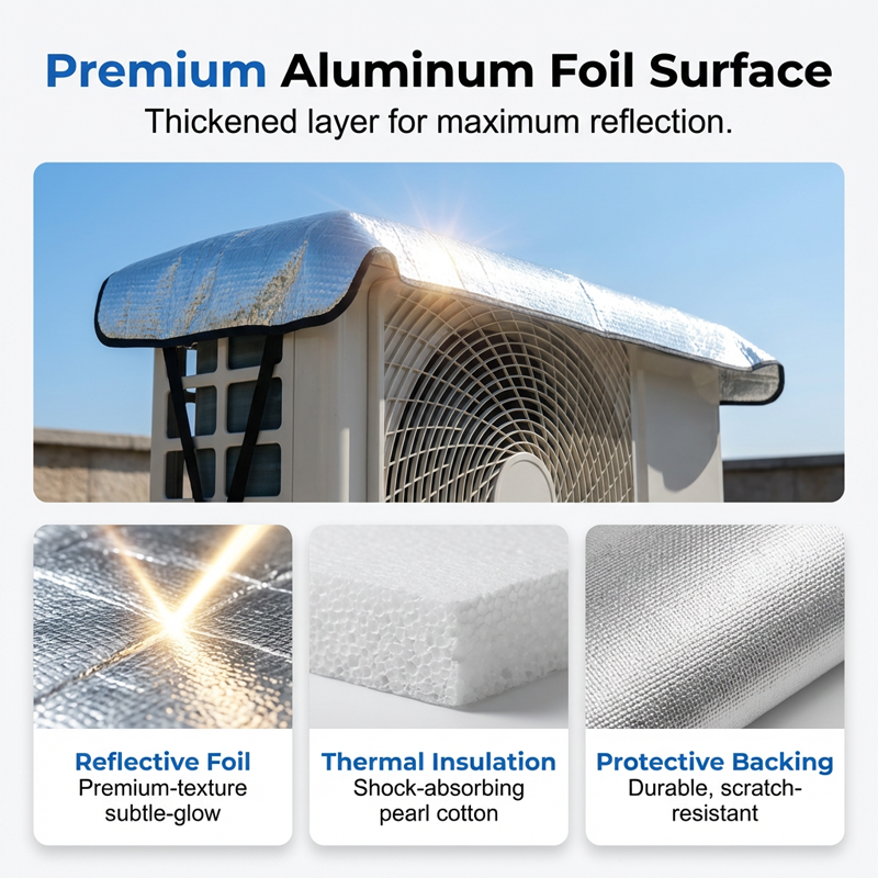 Reflective Air Conditioner Outdoor Unit Cover