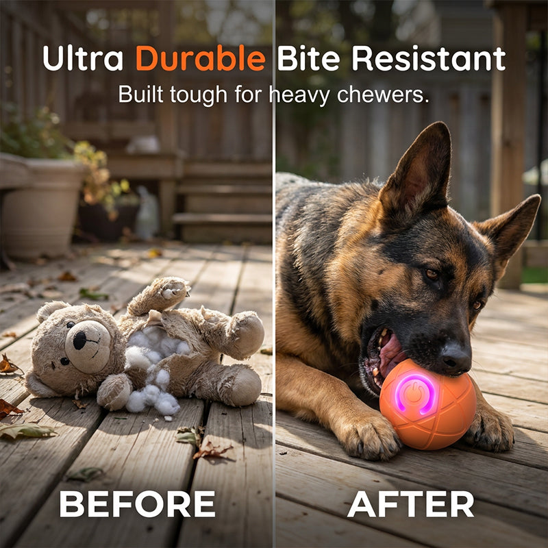 🔥Limited-time 50% off🐾Remote-controlled automatic bouncing smart pet ball—3 interactive modes | Chew-resistant | USB-C charging🎾