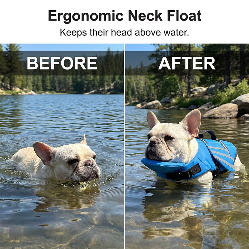 Reflective Angel Wing Dog Life Jacket