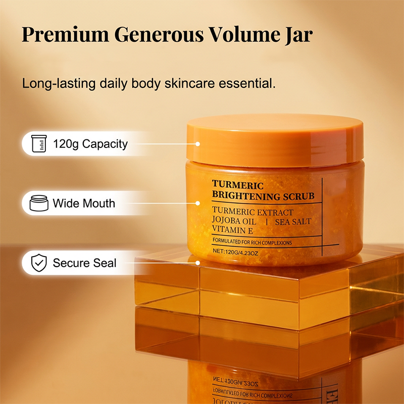 ✨Turmeric Brightening Body Scrub – Natural turmeric, jojoba oil & sea salt. Gently exfoliates dull skin – reveals radiant🧖‍♀️💛
