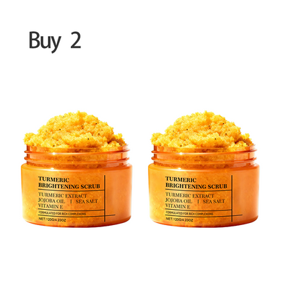 ✨Turmeric Brightening Body Scrub – Natural turmeric, jojoba oil & sea salt. Gently exfoliates dull skin – reveals radiant🧖‍♀️💛