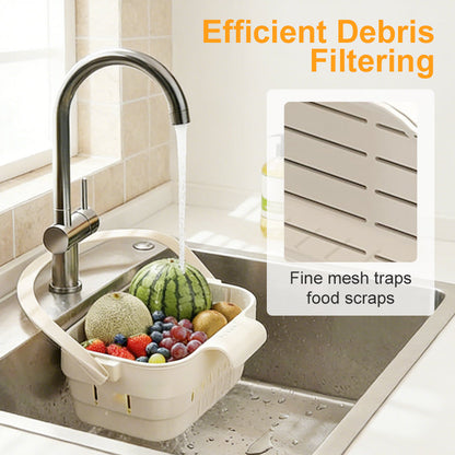 ⏳Time-Limited Special⏰Collapsible Faucet-Hanging Sink Strainer Basket