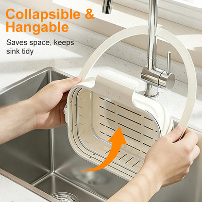 ⏳Time-Limited Special⏰Collapsible Faucet-Hanging Sink Strainer Basket