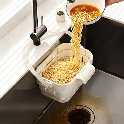 ⏳Time-Limited Special⏰Collapsible Faucet-Hanging Sink Strainer Basket