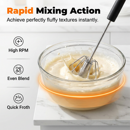 🔥BUY 1 GET 1 FREE!!🔥Stainless Steel Hand Egg Beater 🥚✨ | Effortless Whisking – No Batter Splatter, Dishwasher Safe & Built to Last 🇬🇧🔧