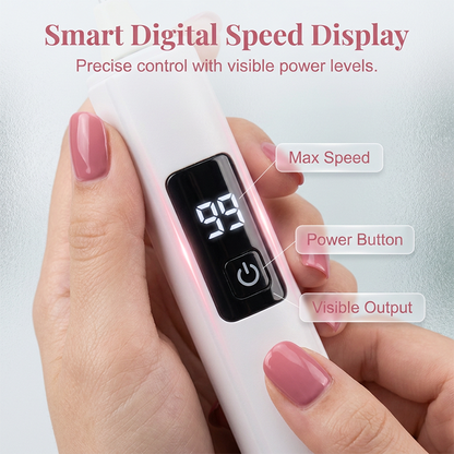 🔥50% OFF Professional Electric Nail Drill Machine, Portable Electric Nail Polisher with 4 Nail Drill Bits