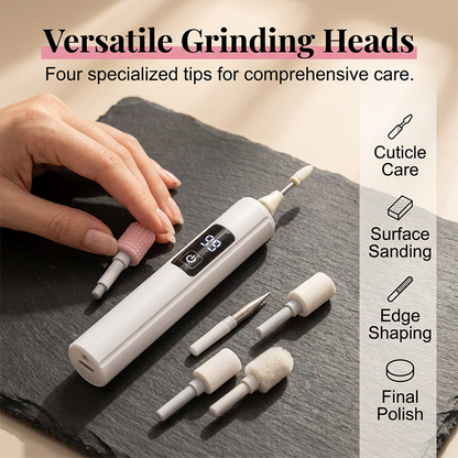 🔥50% OFF Professional Electric Nail Drill Machine, Portable Electric Nail Polisher with 4 Nail Drill Bits