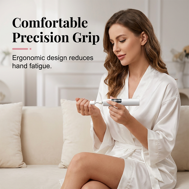 🔥50% OFF Professional Electric Nail Drill Machine, Portable Electric Nail Polisher with 4 Nail Drill Bits