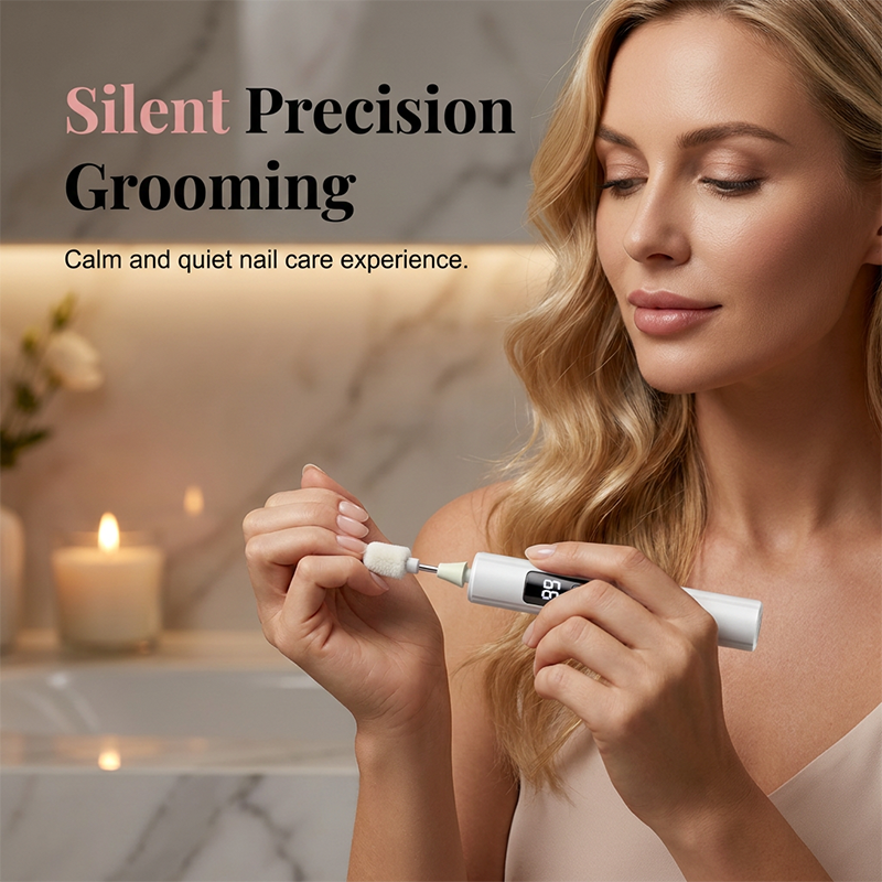 🔥50% OFF Professional Electric Nail Drill Machine, Portable Electric Nail Polisher with 4 Nail Drill Bits