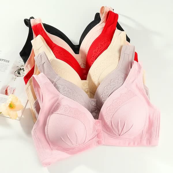 ✨Buy 1 Get 1 Free✨ 2026 Picking Vest Bra Large Size Underwear Front Thin Models