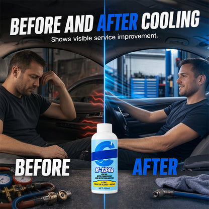 ❄️ Restore Colder Air Fast with A/C Cooling Booster & Leak Stop