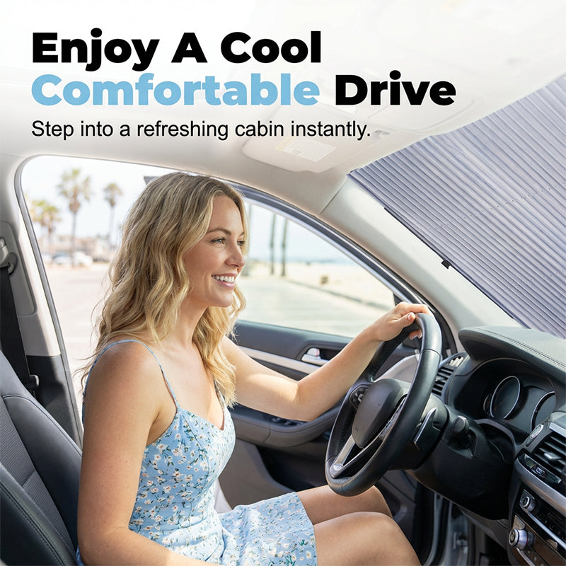 🧊Buy one get one free for a limited time!🧊Universal automotive windshield sunshade