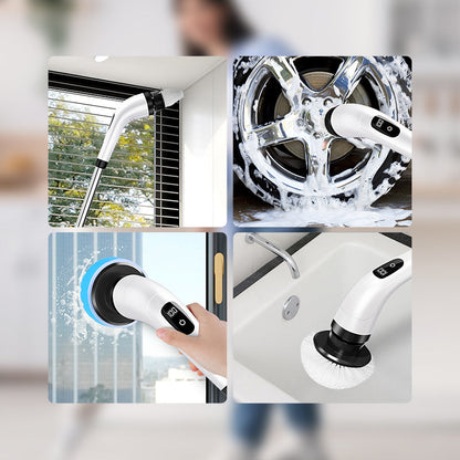 🧽8-in-1 Electric Cleaning Brush Set for Home Use
