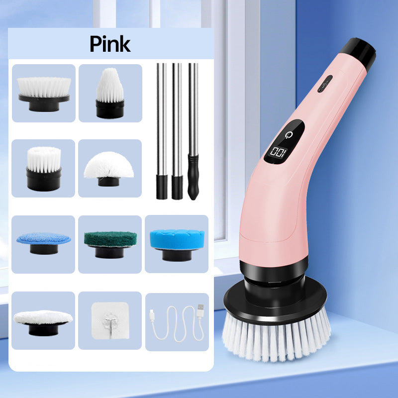 🧽8-in-1 Electric Cleaning Brush Set for Home Use