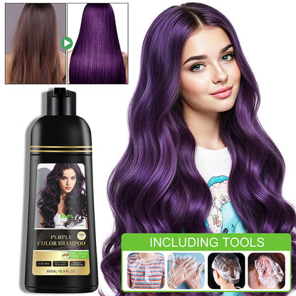 ⏳Limited-time 50% off⏰3-in-1 Hair Color Shampoo & Conditioner for Gray Coverage