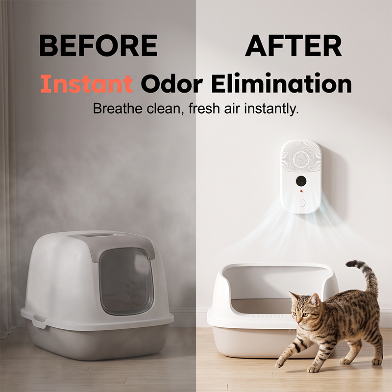 🔥Buy‑One‑Get‑One‑Free🔥2-in-1 Pet Air Purifier & Ultrasonic Mite Repellent Device