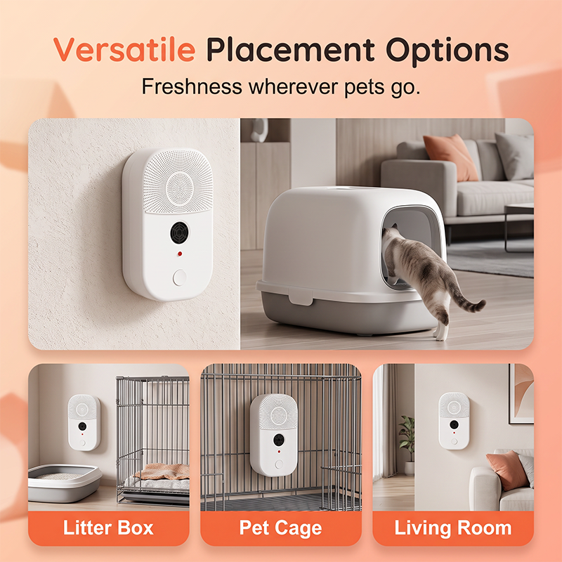 🔥Buy‑One‑Get‑One‑Free🔥2-in-1 Pet Air Purifier & Ultrasonic Mite Repellent Device