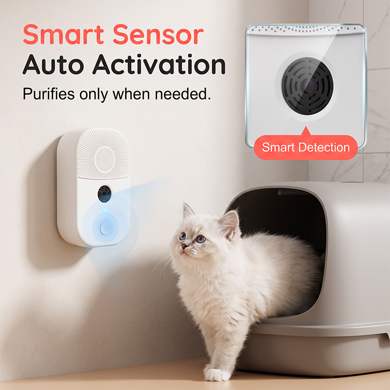 🔥Buy‑One‑Get‑One‑Free🔥2-in-1 Pet Air Purifier & Ultrasonic Mite Repellent Device