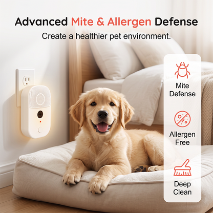 🔥Buy‑One‑Get‑One‑Free🔥2-in-1 Pet Air Purifier & Ultrasonic Mite Repellent Device