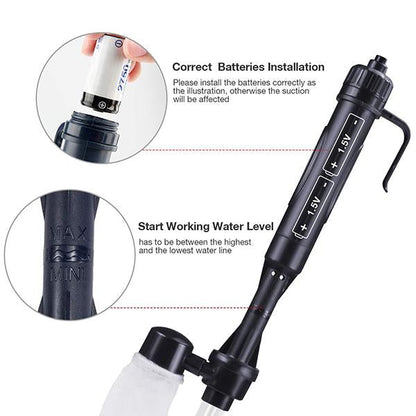 🔥First 50 customers enjoy a 50% discount for a limited time!🔥Electric aquarium substrate cleaner