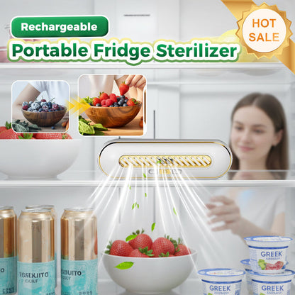🧊 Portable Rechargeable Fridge Sterilizer – Reduce Odors & Keep Food Fresh