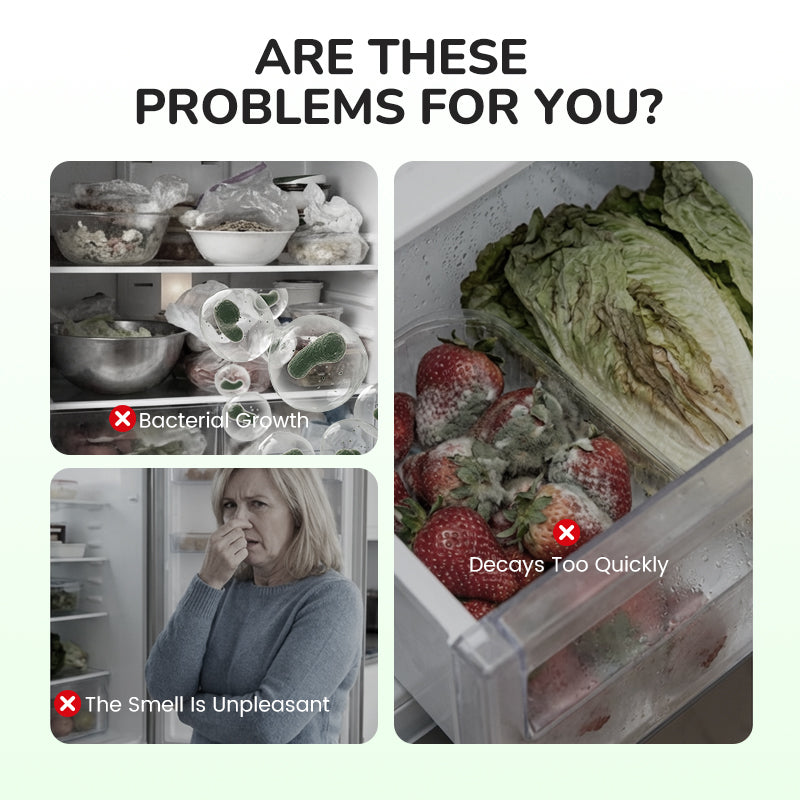 🧊 Portable Rechargeable Fridge Sterilizer – Reduce Odors & Keep Food Fresh