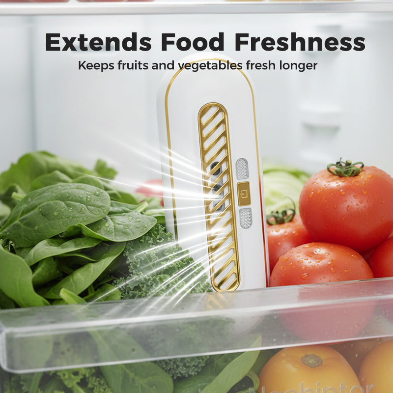 🧊 Portable Rechargeable Fridge Sterilizer – Reduce Odors & Keep Food Fresh