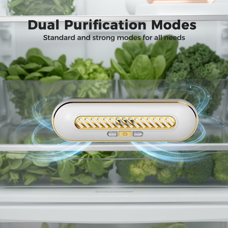 🧊 Portable Rechargeable Fridge Sterilizer – Reduce Odors & Keep Food Fresh