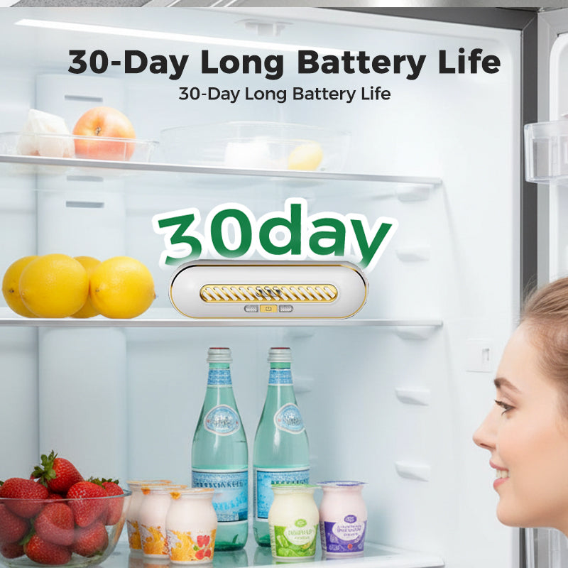 🧊 Portable Rechargeable Fridge Sterilizer – Reduce Odors & Keep Food Fresh