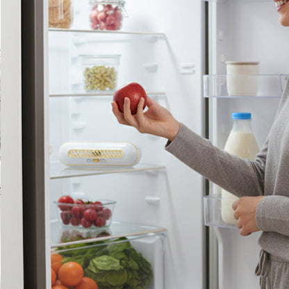 🧊 Portable Rechargeable Fridge Sterilizer – Reduce Odors & Keep Food Fresh