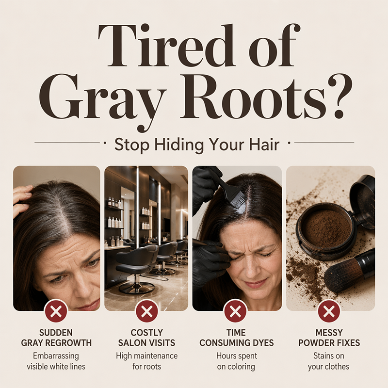 🔥Special Offer‑Buy 1 Get 1 FREE Instant Gray Hair Coverage Pen