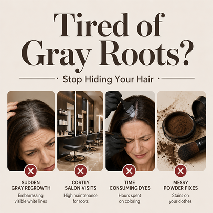 🔥Special Offer‑Buy 1 Get 1 FREE Instant Gray Hair Coverage Pen