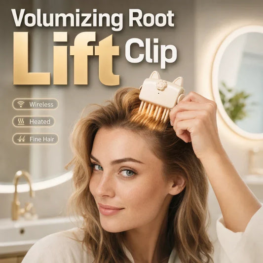 ⏳LAST DAY SALE ONLY 50%off🎉48K+ Sold 💇 Wireless Heated Volumizing Root Lift Clip, Portable Travel Hair Styling Tool for Flat Fine Hair