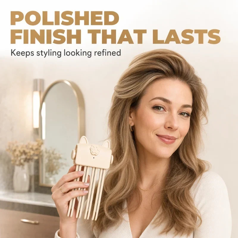 ⏳LAST DAY SALE ONLY 50%off🎉48K+ Sold 💇 Wireless Heated Volumizing Root Lift Clip, Portable Travel Hair Styling Tool for Flat Fine Hair