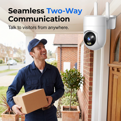 Dual-Lens Human-Detect Security Camera