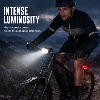 🚲 🔦USB Rechargeable Bike Light Set