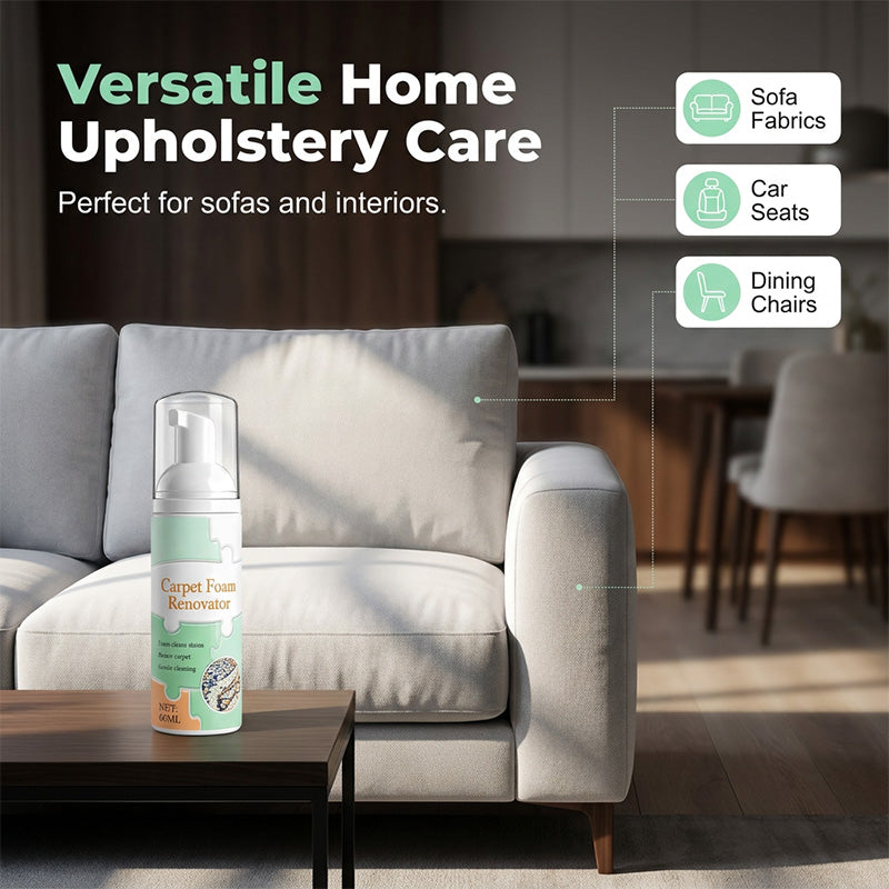🔥Buy 1 Get 1 Free🔥 Waterless Carpet Foam Stain Remover (Towel Included)