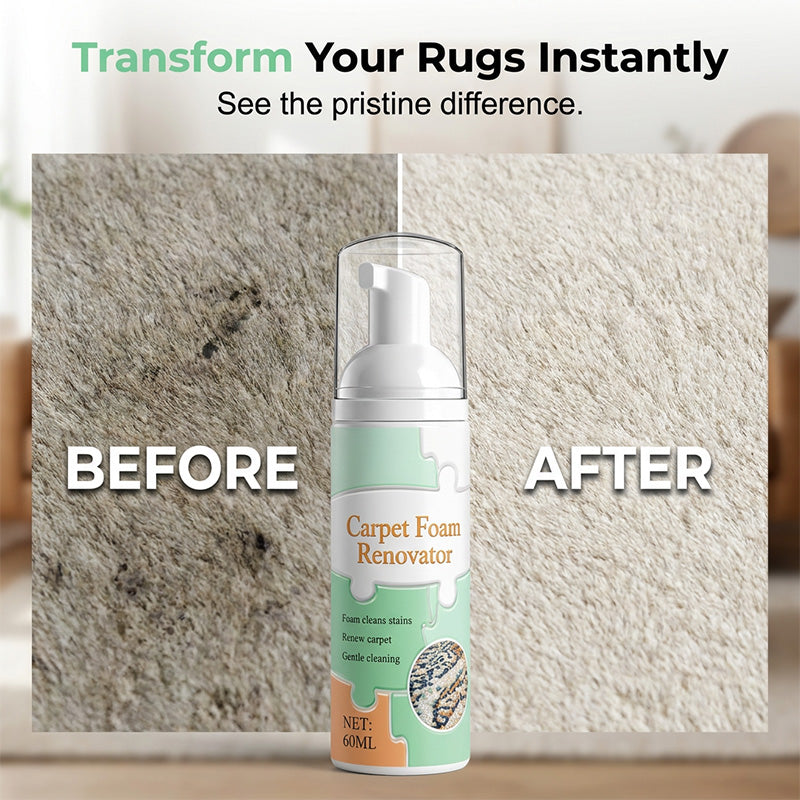 🔥Buy 1 Get 1 Free🔥 Waterless Carpet Foam Stain Remover (Towel Included)