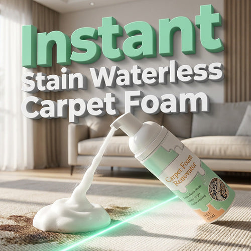 🔥Buy 1 Get 1 Free🔥 Waterless Carpet Foam Stain Remover (Towel Included)