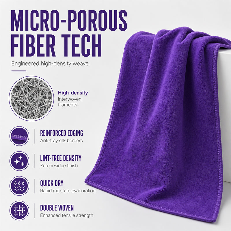 Lint-Free Highly Absorbent Cleaning Cloth