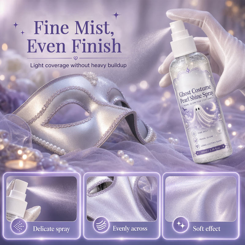 🥳2026 HOT SALE🥳💞50K+ SOLD!🎃✨ 50% OFF! Halloween Pearl Glow Costume Spray – Ultra‑fine mist adds magical pearlescent shine to any outfit. Spray & glow – no sewing, no glue! 👻💫