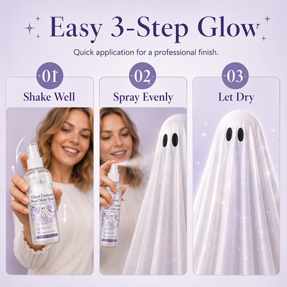 🥳2026 HOT SALE🥳💞50K+ SOLD!🎃✨ 50% OFF! Halloween Pearl Glow Costume Spray – Ultra‑fine mist adds magical pearlescent shine to any outfit. Spray & glow – no sewing, no glue! 👻💫