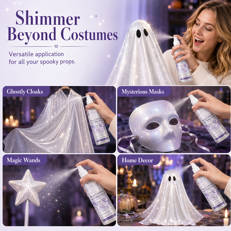 🥳2026 HOT SALE🥳💞50K+ SOLD!🎃✨ 50% OFF! Halloween Pearl Glow Costume Spray – Ultra‑fine mist adds magical pearlescent shine to any outfit. Spray & glow – no sewing, no glue! 👻💫