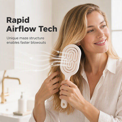 Women's Detachable Self Cleaning Vented Hairbrush